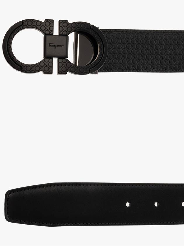 FERRAGAMO Reversible Belt, Men's, Black - SALVATORE FERRAGAMO - BALAAN 4