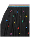 Kids Tassel Tulle Skirt Black 603508 SRK28 G119 - STELLA MCCARTNEY - BALAAN 4