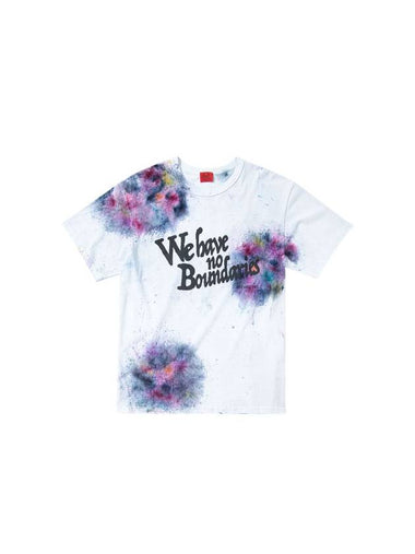 Hand Spray Dyed T-Shirt White - CONECTX - BALAAN 1