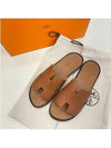 Izmir Leather Slippers Gold - HERMES - BALAAN 2