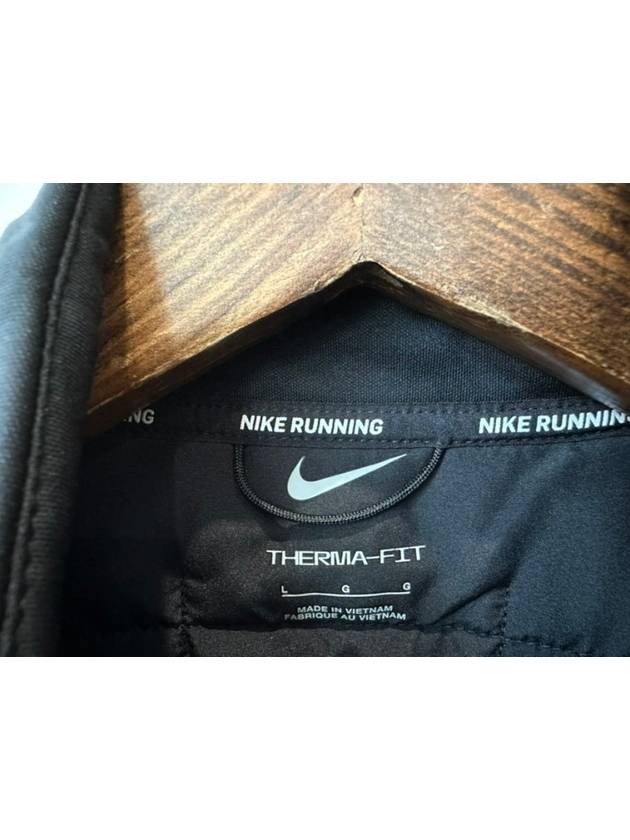 Therma Fit Running Padding Zip-up Jacket Black - NIKE - BALAAN 6