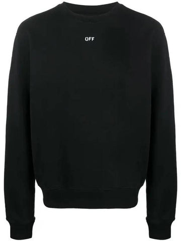 Omba025E Stencil Logo Sweatshirt Sweatshirt - OFF WHITE - BALAAN 1