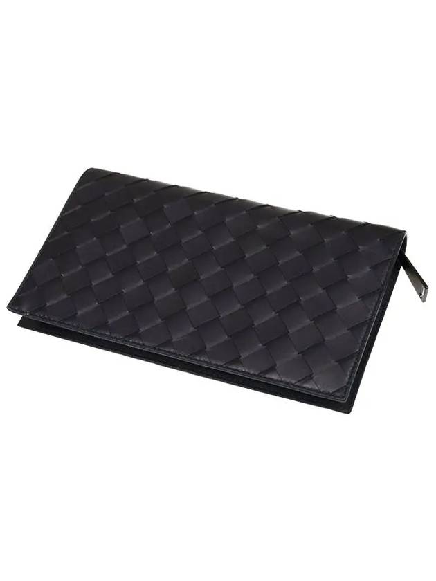 Intrecciato Long Wallet Black - BOTTEGA VENETA - BALAAN 4