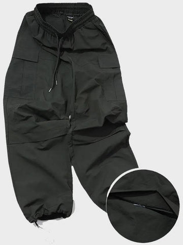 Half slit open knee cargo pants charcoal - CPGN STUDIO - BALAAN 1
