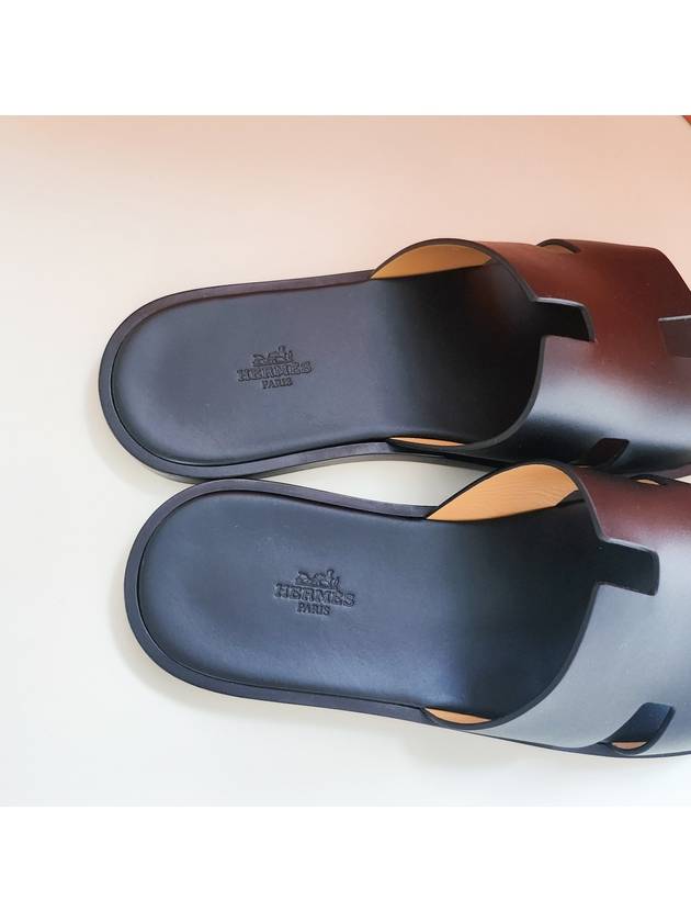 Izmir Sandal Calfskin & Noir - HERMES - BALAAN 5