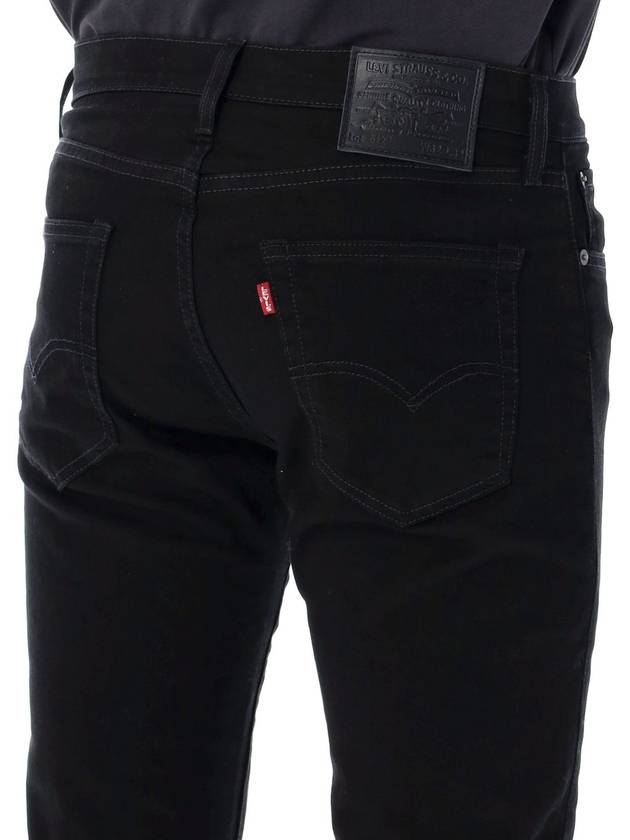 Men's Slim Tapered Jeans Black - LEVI'S - BALAAN 4