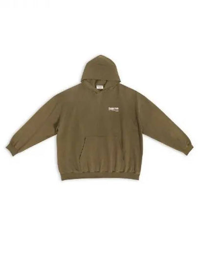 Political Campaign Oversized Fit Hoodie Green - BALENCIAGA - BALAAN 2