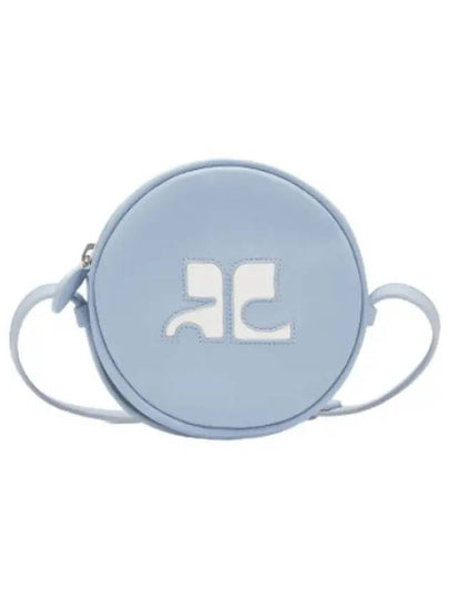 Re-Edition Circle Leather Cross Bag Blue - COURREGES - BALAAN 2