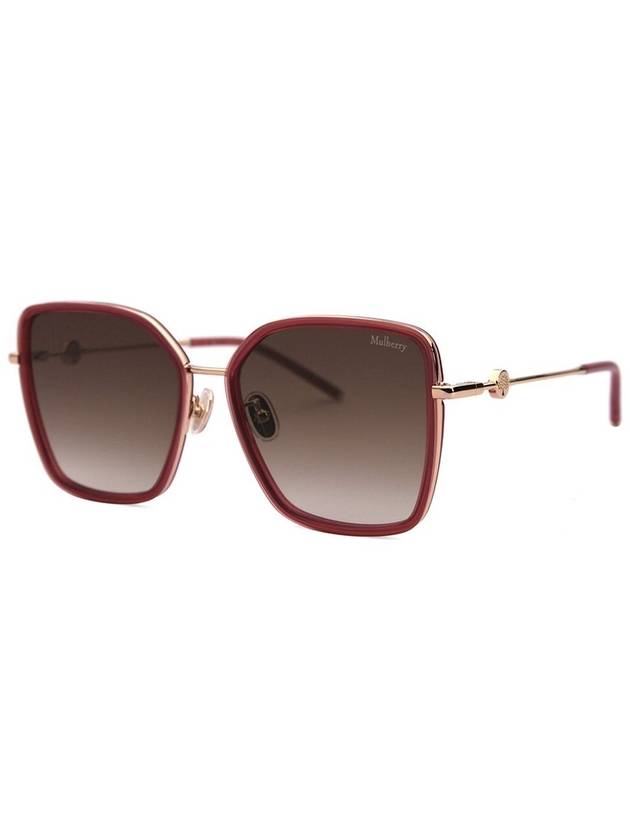 SML 232G 300K officially imported Butterfly Soltex oversized luxury sunglasses - MULBERRY - BALAAN 1