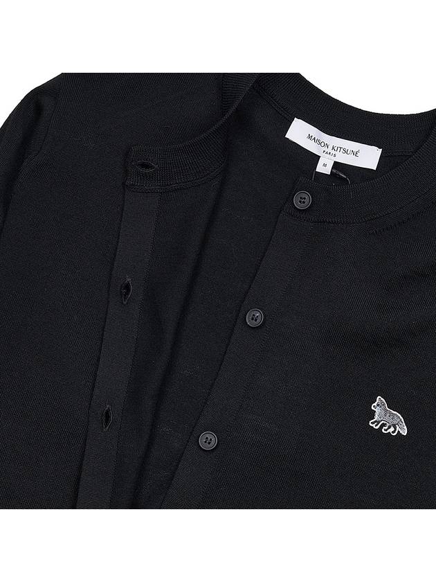 Baby Fox Patch Regular Cardigan Black - MAISON KITSUNE - BALAAN 11