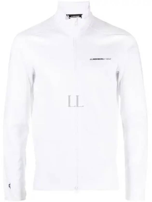 Melker Mid Layer Zip-Up Jacket White - J.LINDEBERG - BALAAN 2