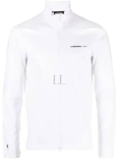 Melker Mid Layer Zip-Up Jacket White - J.LINDEBERG - BALAAN 2