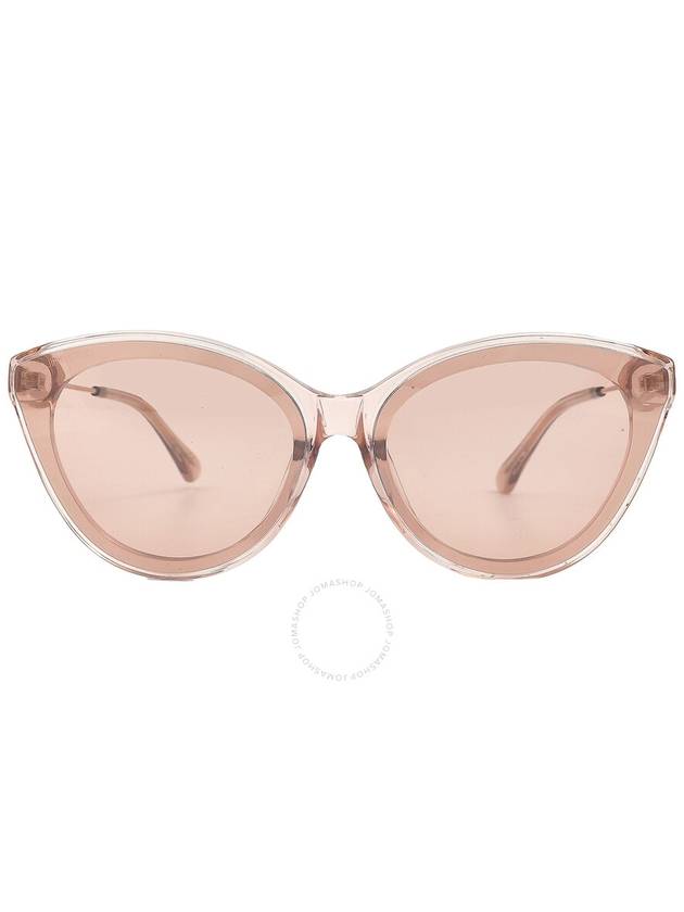 Jimmy Choo Pink Flash SIlver Cat Eye Ladies Sunglasses VIC/F/SK 0FWM/2S 64 - JIMMY CHOO - BALAAN 1