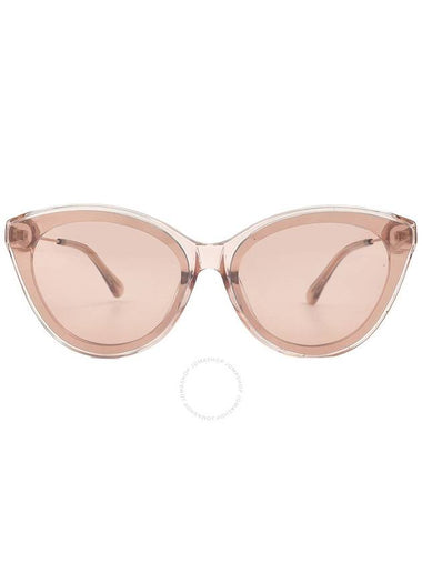 Jimmy Choo Pink Flash SIlver Cat Eye Ladies Sunglasses VIC/F/SK 0FWM/2S 64 - JIMMY CHOO - BALAAN 1