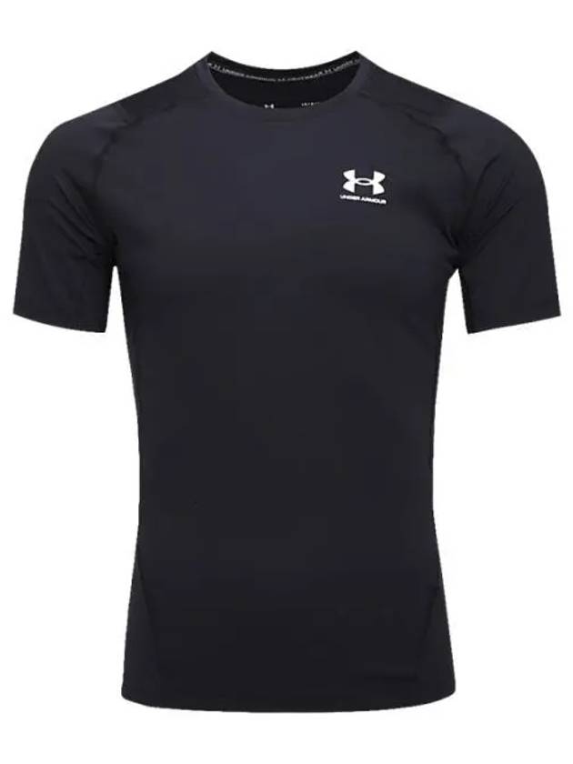 Men's Heart Gear Compression Short Sleeve T-Shirt Black - UNDER ARMOUR - BALAAN 2