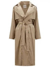 Deva Nylon Trench Coat Sand Beige - MONCLER - BALAAN 2