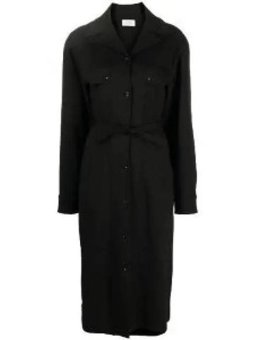 DR463 LF842 BK999 Shirt Dress 1206592 - LEMAIRE - BALAAN 1