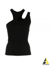 Athena Cut-out Tank Sleeveless Black - AGOLDE - BALAAN 2