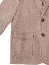 Men's Wool Jacket Brown I1WJ02BR - IOEDLE - BALAAN 6