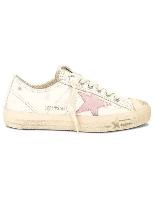 V-Star Leather Low Top Sneakers Beige - GOLDEN GOOSE - BALAAN 2