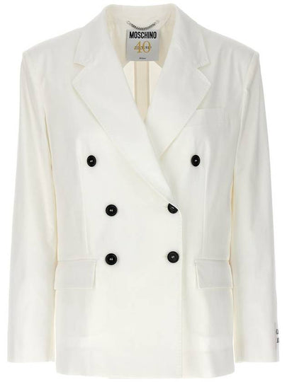 Suit Jacket A050304200001 White - MOSCHINO - BALAAN 2