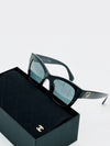 Eyewear Heart Logo Square Sunglasses Black - CHANEL - BALAAN 2