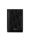 Oblique Galaxy Card Wallet Black - DIOR - BALAAN 1