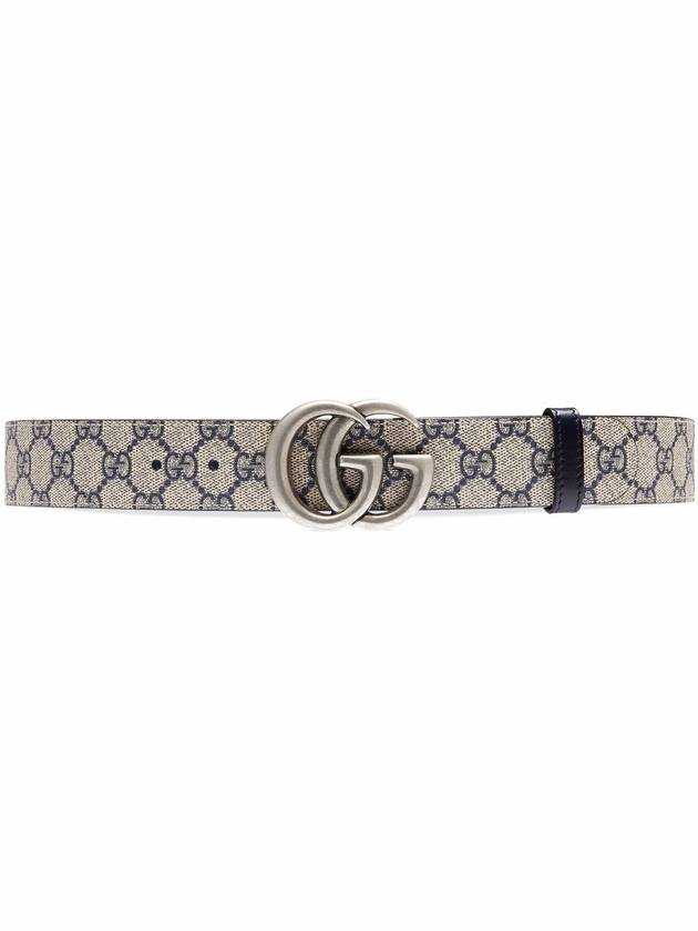 GG Marmont Reversible Leather Belt Beige - GUCCI - BALAAN 3