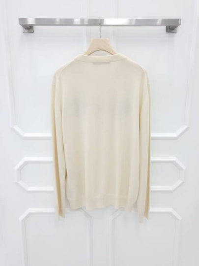 Intarsia Graphic Cashmere Crew Neck XL - LOUIS VUITTON - BALAAN 2