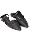 Ferragamo VANIA NERO 0764320 Women s Flat Shoes Foot C - SALVATORE FERRAGAMO - BALAAN 3