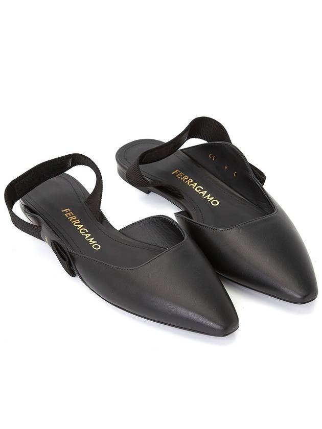 Exclusive special price limited to 30 units Ferragamo VANIA NERO 0764320 D Women s flat shoes foot width - SALVATORE FERRAGAMO - BALAAN 3