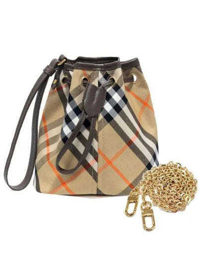 Check drawstring mini bag 8093916 - BURBERRY - BALAAN 2