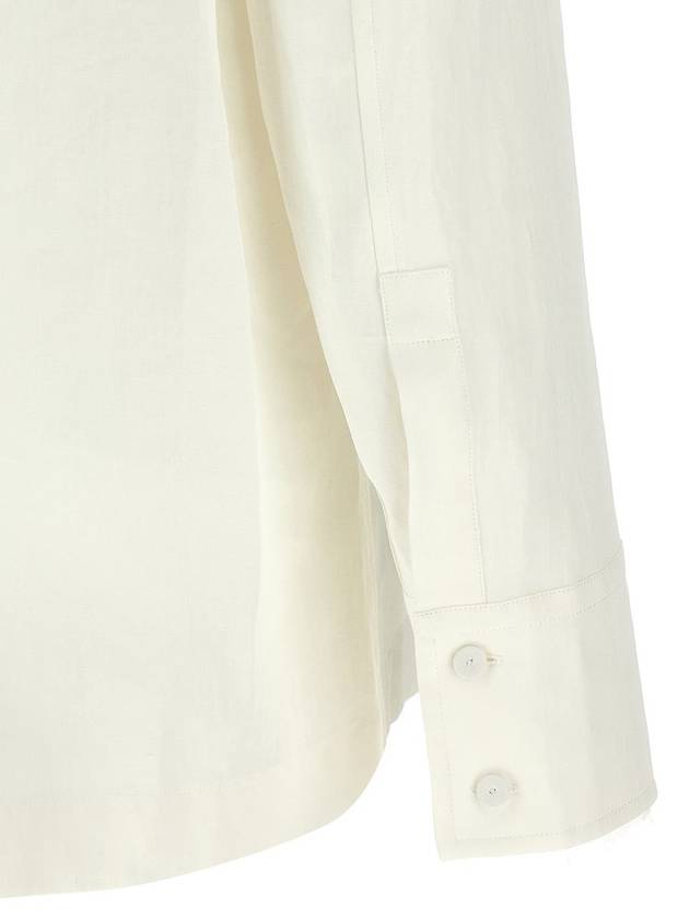 Jil Sander Linen Shirt - JIL SANDER - BALAAN 4