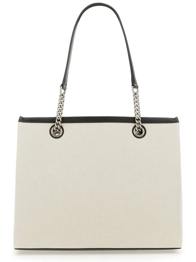 Duty Free Canvas Tote Bag White - BALENCIAGA - BALAAN 3