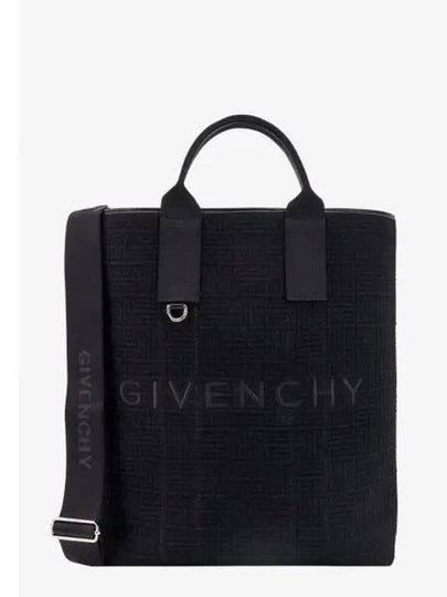 G Essentials Embroidery Logo Tote Bag Black - GIVENCHY - BALAAN 2