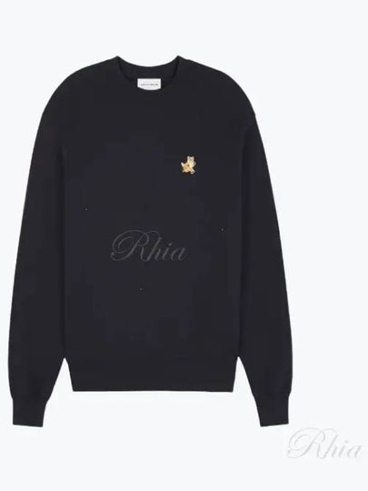 Fox Cotton Sweatshirt Black - MAISON KITSUNE - BALAAN 2