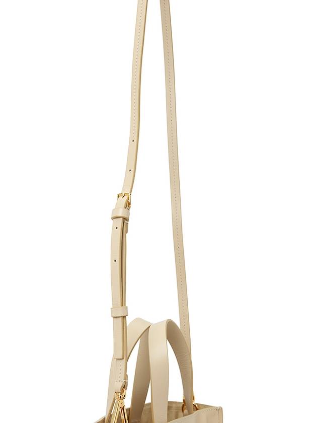 Museo Leather Tote Bag Beige - MARNI - BALAAN 10