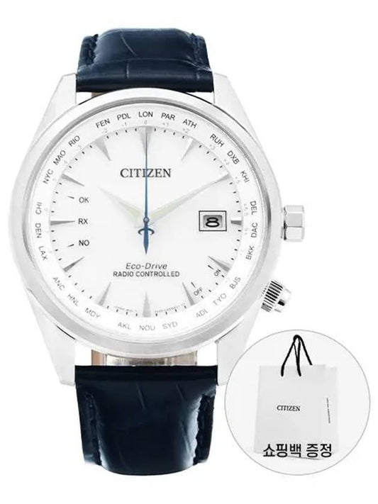 CB0270 10A Eco Drive Radio Control Men s Leather Watch - CITIZEN - BALAAN 2