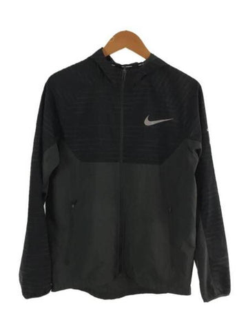 Essential Sportswear Scotch Hooded Jacket Black - NIKE - BALAAN 1