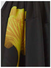 Women's Tulip Print A-Line Skirt Black - ALEXANDER MCQUEEN - BALAAN.