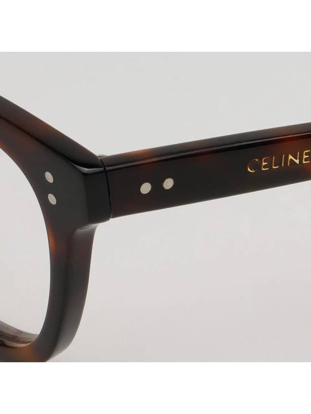 Glasses frame CL50032I 052 horn rim square leopard skin - CELINE - BALAAN 5