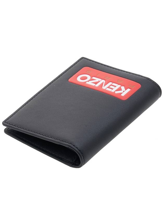 logo bifold card wallet black - KENZO - BALAAN 5