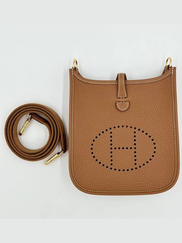 Evelyne 16 Amazone Bag Clemence & Gold - HERMES - BALAAN 3