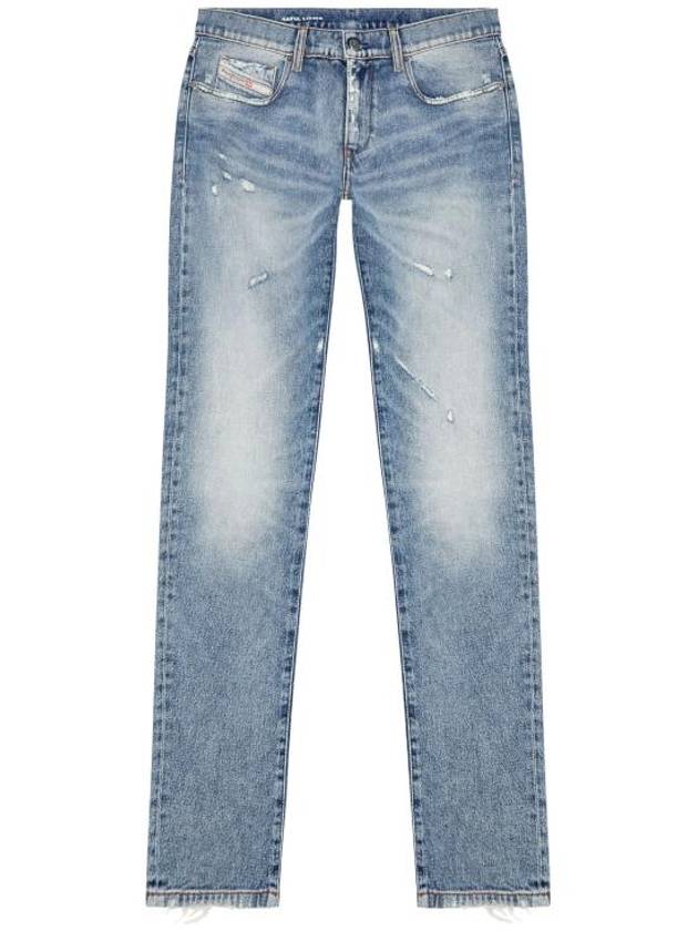 2019 D Strukt Slim Fit Jeans Medium Blue - DIESEL - BALAAN 2