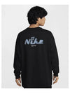 Sportswear Oversized Long Sleeve T-Shirt Black - NIKE - BALAAN 2