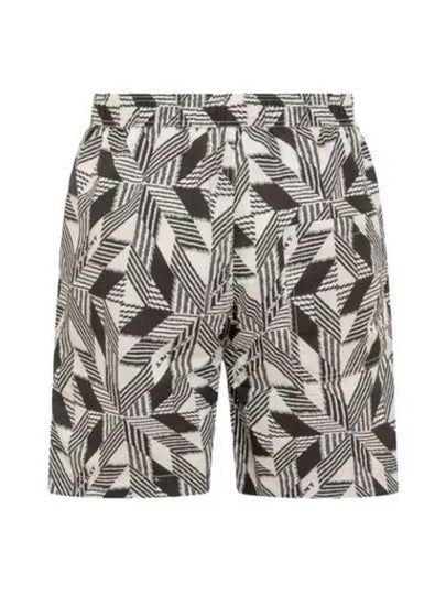 Vicente Geometric Print Swim Shorts Black - ISABEL MARANT - BALAAN 2