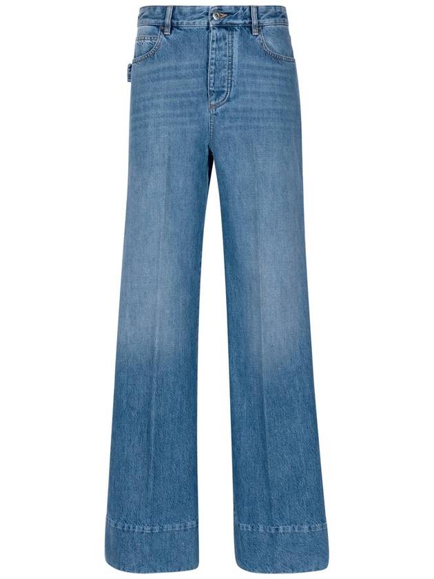 Women's Vintage Wide Jeans Blue - BOTTEGA VENETA - BALAAN 2