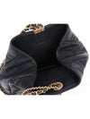 CC Pocket Chain Backpack Black Gold Caviar 73553 - CHANEL - BALAAN 7