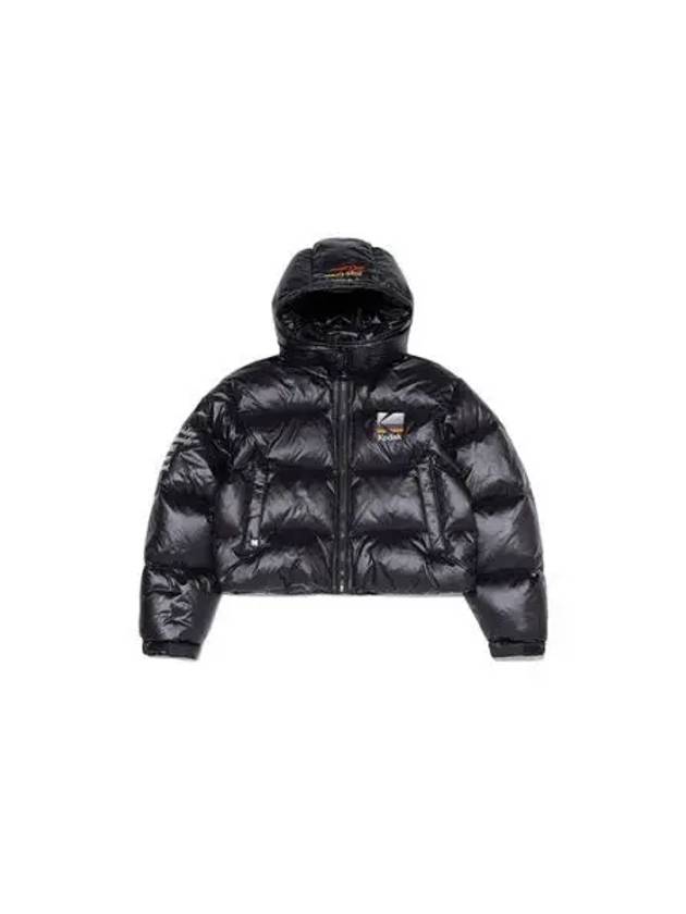 KODAK Apparel Rainbow Crop Down Jacket Women BLACK - KODO - BALAAN 1