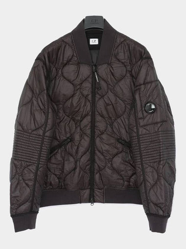 Liner Padded Bomber Jacket Black - CP COMPANY - BALAAN 1